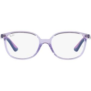 imageRayBan unisexchild Ry1598 Square Prescription Eyeglass FramesTransparent VioletBlueDemo Lens
