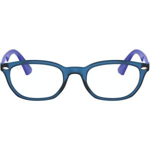 imageRayBan unisexchild Ry1599 Rectangular Prescription Eyeglass FramesTransparent BlueDemo Lens