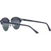 imageRayBan RB4246 Clubround Round SunglassesBlue on SilverDark Blue Gradient Mirrored Polarized