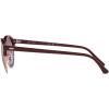 imageRayBan RB4246 Clubround Round SunglassesBordeaux on Rose GoldRed Polarized Gradient