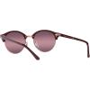 imageRayBan RB4246 Clubround Round SunglassesBordeaux on Rose GoldRed Polarized Gradient