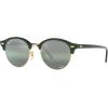 imageRayBan RB4246 Clubround Round SunglassesGreen on GoldDark Green Gradient Mirrored Polarized