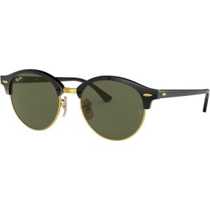 imageRayBan RB4246 Clubround Round SunglassesBlackG15 Green