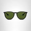 image:imageRayBan RB4171f Erika Low Bridge Fit Round SunglassesBlackPolarized Green