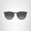 image:imageRayBan RB4171f Erika Low Bridge Fit Round SunglassesRubber BlueGrey Gradient