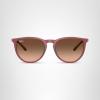 image:imageRayBan RB4171f Erika Low Bridge Fit Round SunglassesRubber VioletPink Gradient Brown