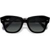 image:imageRayBan Unisex Rb2186 State Street Square SunglassesBlack on Chevron GreyBurgundyLight Grey Gradient Blue