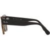 image:imageRayBan Unisex Rb2186 State Street Square SunglassesBlack on Transparent BrownGrey Vintage