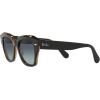 image:imageRayBan Unisex Rb2186 State Street Square SunglassesBlack on Transparent BrownGrey Vintage