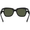 image:imageRayBan Unisex Rb2186 State Street Square SunglassesBlackG15 Green