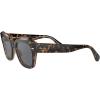 image:imageRayBan Unisex Rb2186 State Street Square SunglassesHavana on Transparent BrownDark Grey