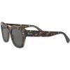 image:imageRayBan Unisex Rb2186 State Street Square SunglassesHavana on Transparent BrownDark Grey