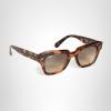 image:imageRayBan Unisex Rb2186 State Street Square SunglassesHavana on Transparent PinkBrown Vintage