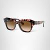 image:imageRayBan Unisex Rb2186 State Street Square SunglassesPink HavanaBrown Gradient