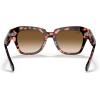 image:imageRayBan Unisex Rb2186 State Street Square SunglassesPink HavanaBrown Gradient