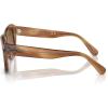 image:imageRayBan Unisex Rb2186 State Street Square SunglassesStriped BrownClear Gradient Brown