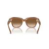 image:imageRayBan Unisex Rb2186 State Street Square SunglassesStriped BrownClear Gradient Brown