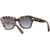 image:imageRayBan Unisex Rb2186 State Street Square SunglassesYellow HavanaLight Blue Gradient Grey