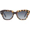 image:imageRayBan Unisex Rb2186 State Street Square SunglassesYellow HavanaLight Blue Gradient Grey