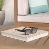 image:imageRayBan Unisex Rb2186 State Street Square SunglassesYellow HavanaLight Blue Gradient Grey