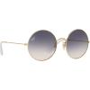 image:imageRayBan Unisex Rb3592 Jajo Round SunglassesGoldLight Brown Gradient Blue