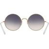 image:imageRayBan Unisex Rb3592 Jajo Round SunglassesGoldLight Brown Gradient Blue