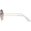 image:imageRayBan Unisex Rb3592 Jajo Round SunglassesGoldLight Brown Gradient Blue
