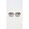 image:imageRayBan Womens Rb2188 Square SunglassesTransparent VioletLight Grey Gradient Dark Grey