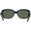 image:imageRayBan Womens Rb4101 Jackie Ohh Butterfly SunglassesBlackDark Green