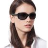 image:imageRayBan Womens Rb4101 Jackie Ohh Butterfly SunglassesBlackPolarized Light Grey Gradient Dark Grey
