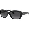 image:imageRayBan Womens Rb4101 Jackie Ohh Butterfly SunglassesBlackPolarized Light Grey Gradient Dark Grey