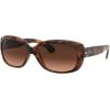 image:imageRayBan Womens Rb4101 Jackie Ohh Butterfly SunglassesHavanaPink Gradient Brown