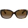 image:imageRayBan Womens Rb4101 Jackie Ohh Butterfly SunglassesLight HavanaPolarized Light Grey Gradient Brown