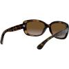image:imageRayBan Womens Rb4101 Jackie Ohh Butterfly SunglassesLight HavanaPolarized Light Grey Gradient Brown