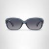 image:imageRayBan Womens Rb4101 Jackie Ohh Butterfly SunglassesTransparent BlueBlue Gradient Polarized