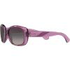 image:imageRayBan Womens Rb4101 Jackie Ohh Butterfly SunglassesTransparent VioletGrey Gradient Polarized