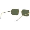 image:imageRayBan unisexadult Rb1969 Rectangle Rectangular SunglassesLegend GoldG15 Green