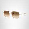 image:imageRayBan womens Rb1971 Square Evolve Photochromic Square SunglassesRose GoldClear Gradient Brown