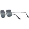 image:imageRayBan womens Rb1971 Square Evolve Photochromic Square SunglassesSilverBlue Mirrored Polarized