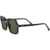 image:imageRayBan womens Rb1973 Square II Square SunglassesBlackG15 Green