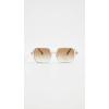 image:imageRayBan womens Rb1973 Square II Square SunglassesTransparent Light BrownClear Gradient Brown