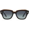 Black on Transparent Brown/Grey Vintage