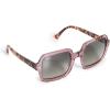 image:imageRayBan Womens Rb2188 Square SunglassesTransparent VioletLight Grey Gradient Dark Grey