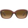 Transparent Dark Brown/Brown Gradient Polarized
