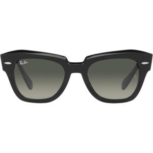 image:imageRayBan Unisex Rb2186 State Street Square SunglassesBlackGrey Gradient