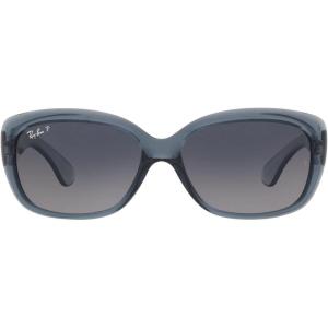 image:imageRayBan Womens Rb4101 Jackie Ohh Butterfly SunglassesTransparent BlueBlue Gradient Polarized