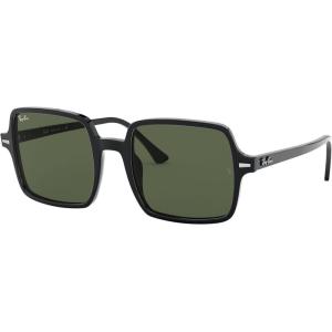 image:imageRayBan womens Rb1973 Square II Square SunglassesBlackG15 Green