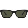 image:imageRayBan Mens RB2283 Mr BuRBank Rectangular SunglassesBlackGreen
