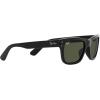 image:imageRayBan Mens RB2283 Mr BuRBank Rectangular SunglassesBlackGreen