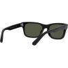 image:imageRayBan Mens RB2283 Mr BuRBank Rectangular SunglassesBlackGreen